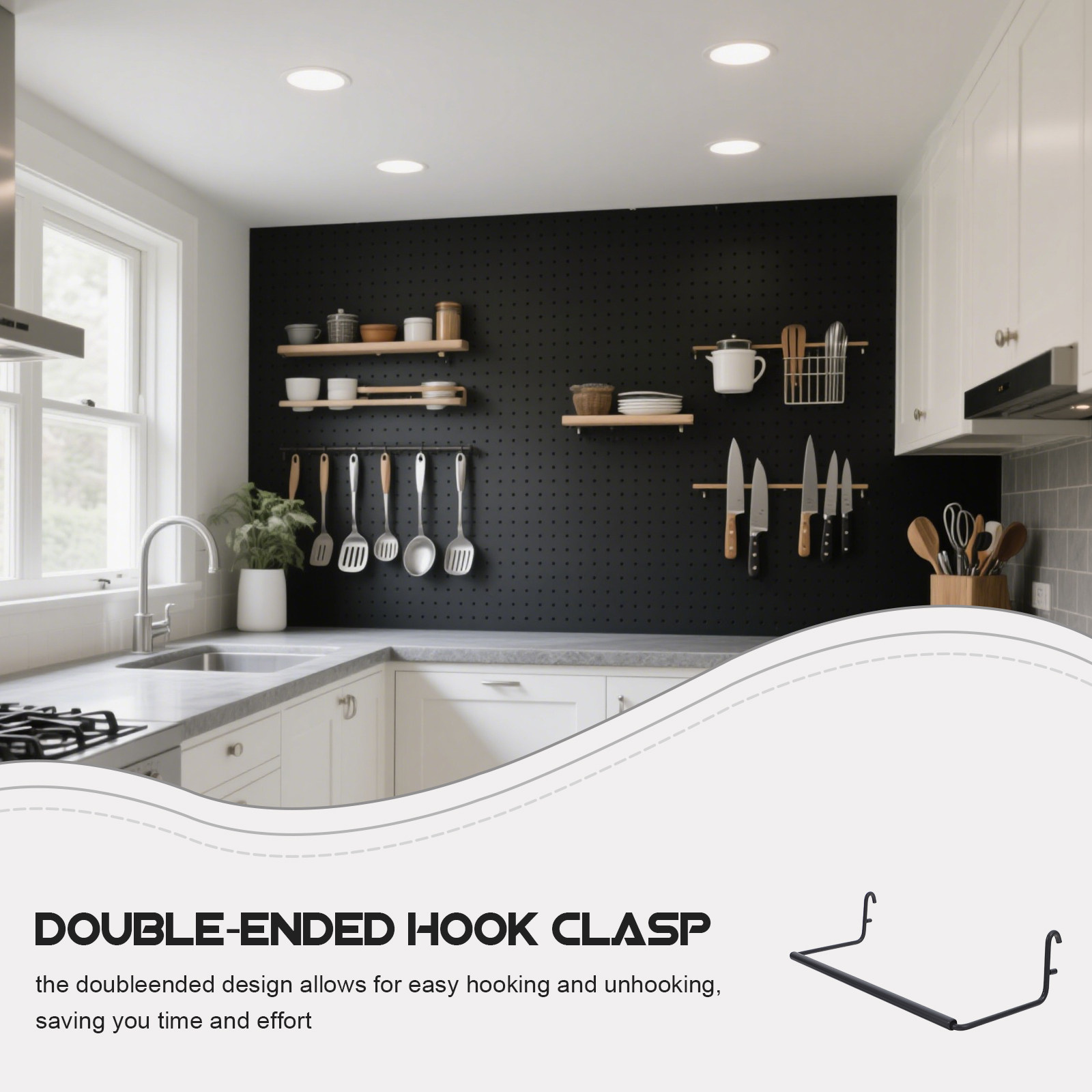 페그보드 플라스틱 수건걸이 벽걸이형 수납 랙 다기능 정 - Food Storage Rack For Kitchen 리뷰 및 가격