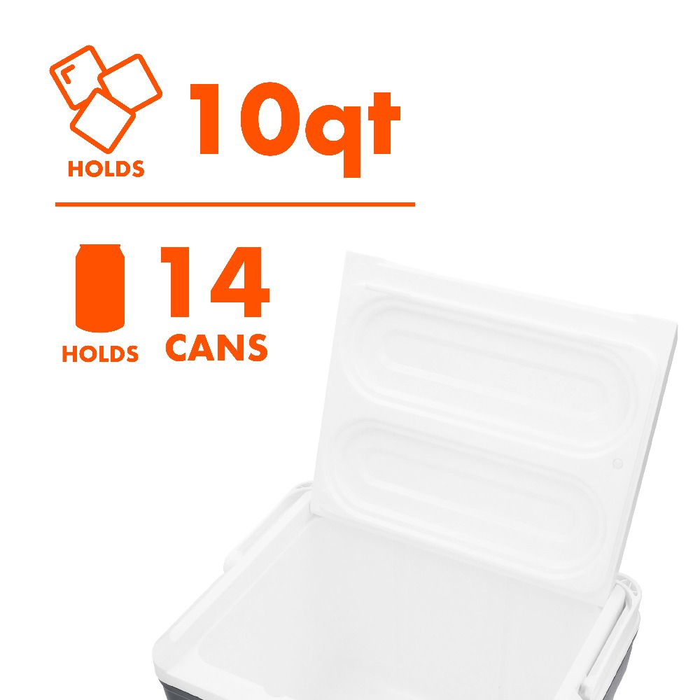 바퀴 달린 단열 하드 쿨러, 10쿼트 휴대용 아이스박스 - Food Storage In Cooler 리뷰 및 가격