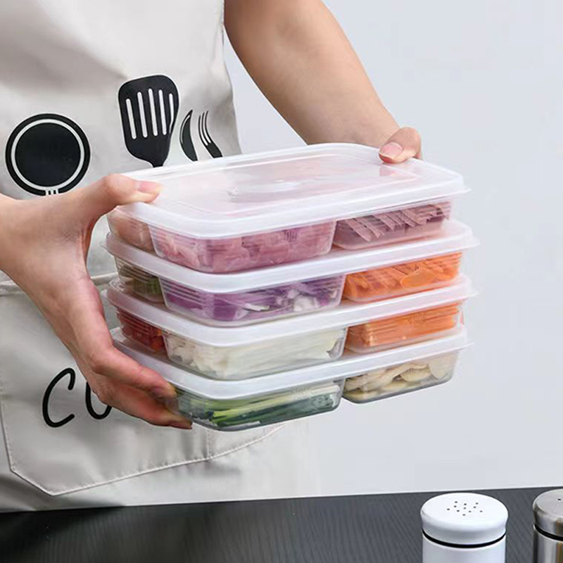 새로운【4칸 플라스틱 보관함 휴대용 칸막이 냉장고 냉동 - Food Storage Quart 리뷰 및 가격