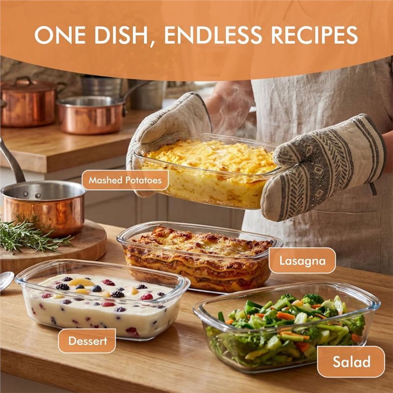 FYBL-유리 로프 팬, 2팩 대형 7.6컵/1800M - Food Storage Glass Containers Large 리뷰 및 가격
