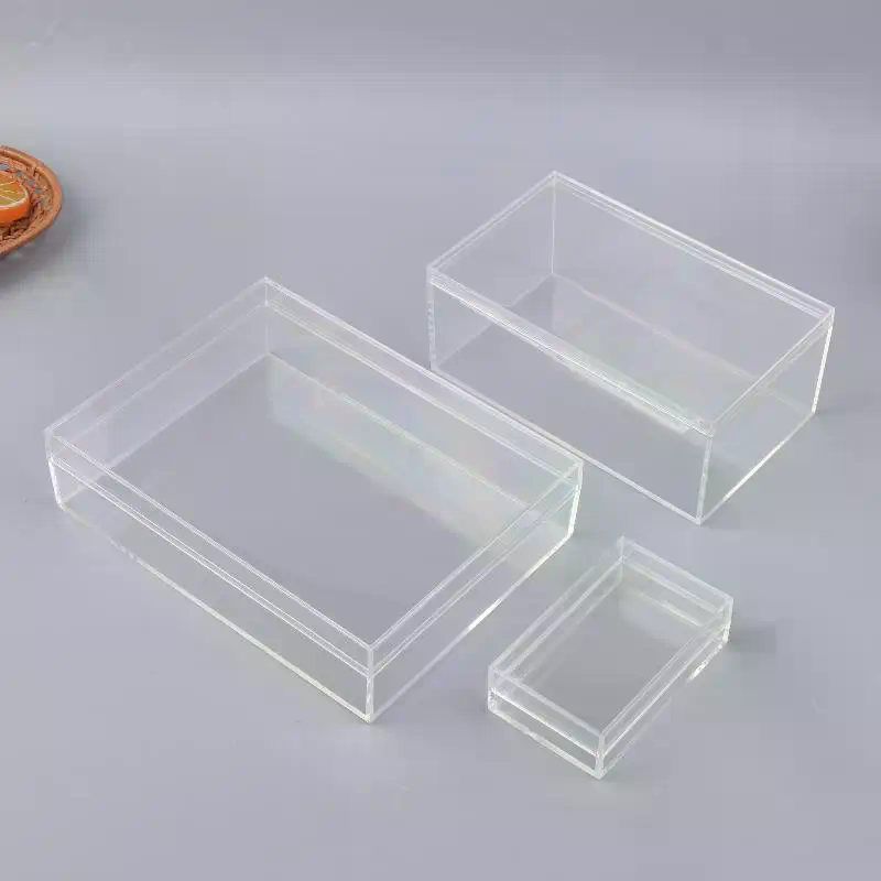 새로운 두꺼운 직사각형 아크릴 보관함 높은 투명도 식품 - Food Storage Plant 리뷰 및 가격