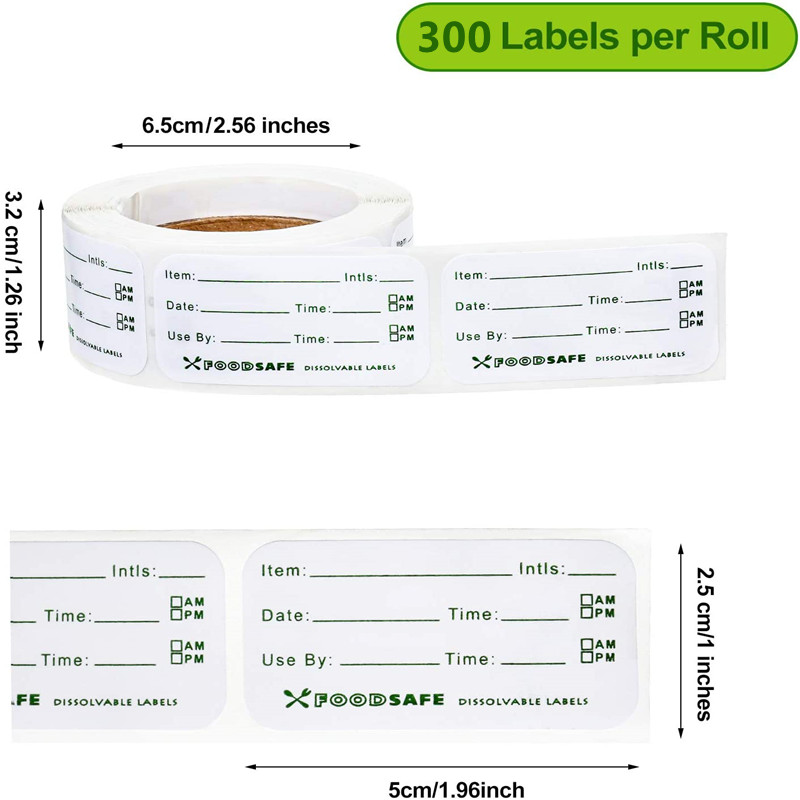 300/pcs 식품 저장 라벨 접착제 이동식 식품 라벨 - Food Storage Restaurant 리뷰 및 가격