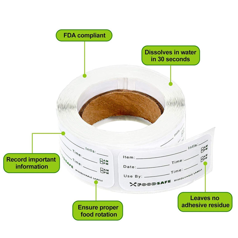 300/pcs 식품 저장 라벨 접착제 이동식 식품 라벨 - Food Storage Restaurant 리뷰 및 가격