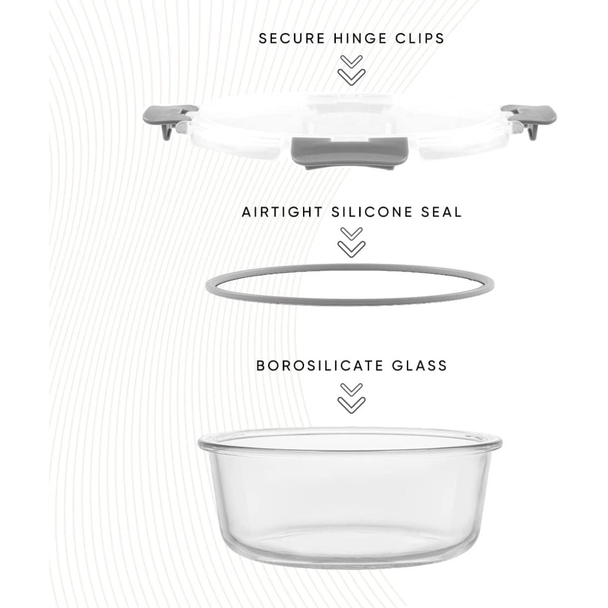 24개입 보로실리케이트 유리 보관 용기(뚜껑 포함) | - Food Storage Containers Tupperware 리뷰 및 가격