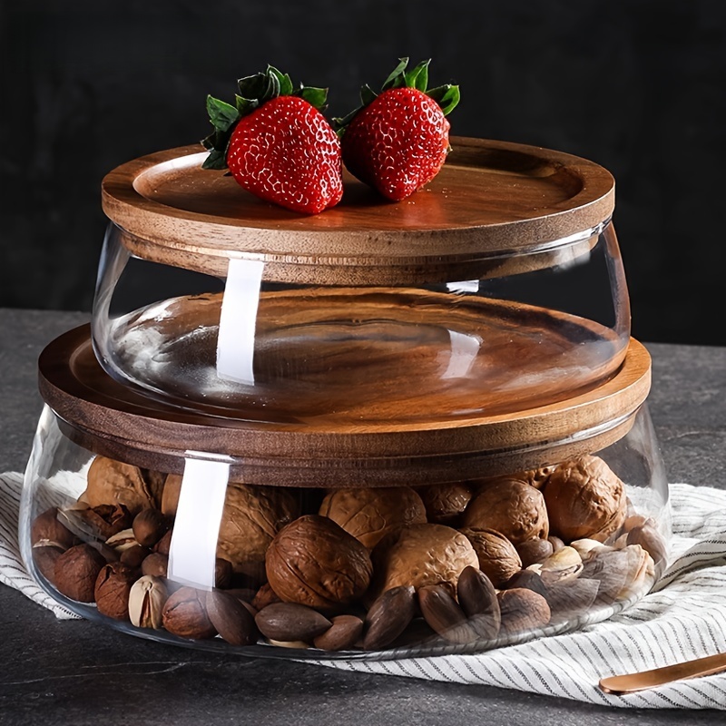 나무 뚜껑이 있는 유리 용기 – 식품 보관, 서빙 및  - Food Storage Jars With Wooden Lids 리뷰 및 가격