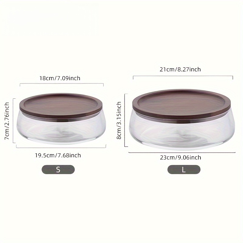 나무 뚜껑이 있는 유리 용기 – 식품 보관, 서빙 및  - Food Storage Jars With Wooden Lids 리뷰 및 가격