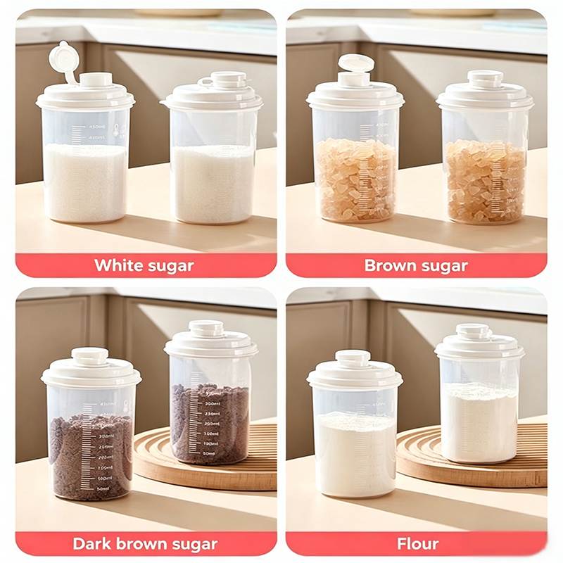 뚜껑이 있는 밀폐 식품 보관 용기, 설탕 디스펜서, 갈 - Food Storage Lid 리뷰 및 가격
