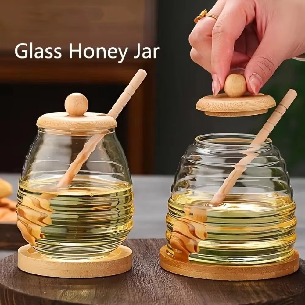 투명 유리 벌집 모양 용기 280/400/500ml 대 - Food Storage Glass Containers Large 리뷰 및 가격