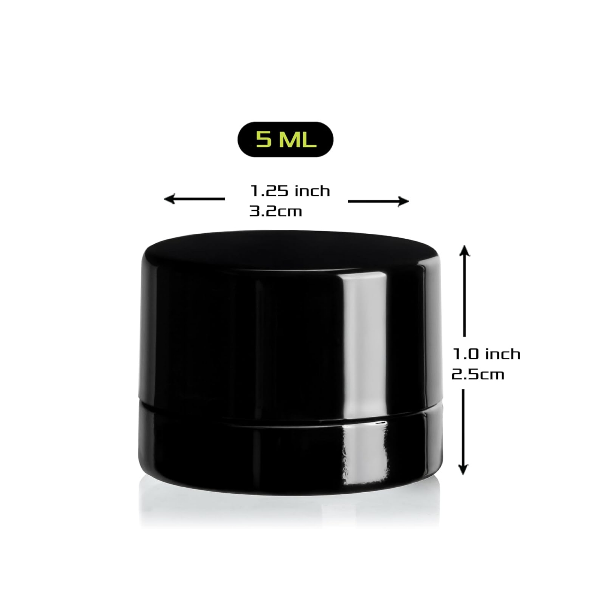 5ml 두꺼운 검은색 유리병, 어린이 보호 뚜껑 포함  - Food Storage Set Glass 리뷰 및 가격