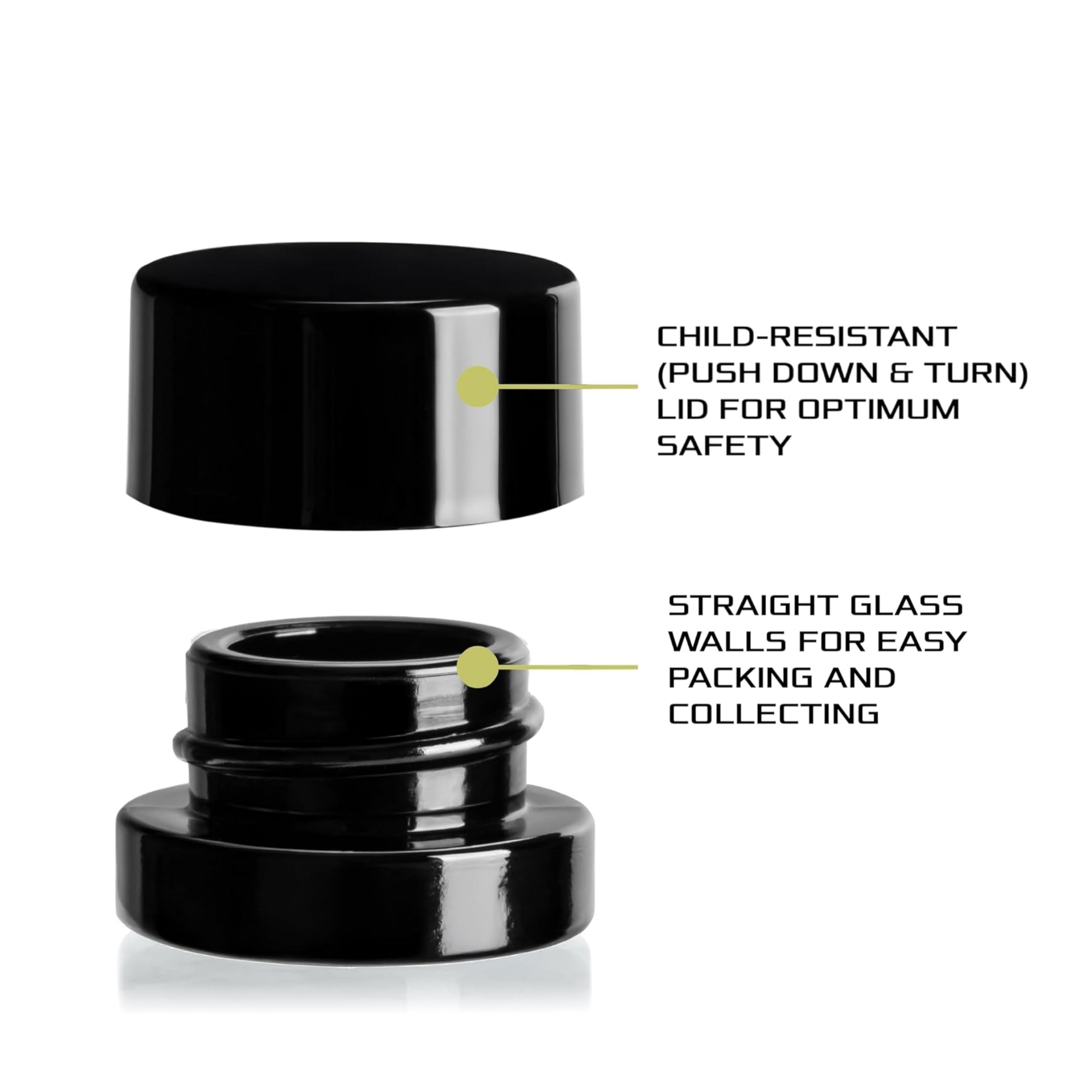 5ml 두꺼운 검은색 유리병, 어린이 보호 뚜껑 포함  - Food Storage Set Glass 리뷰 및 가격