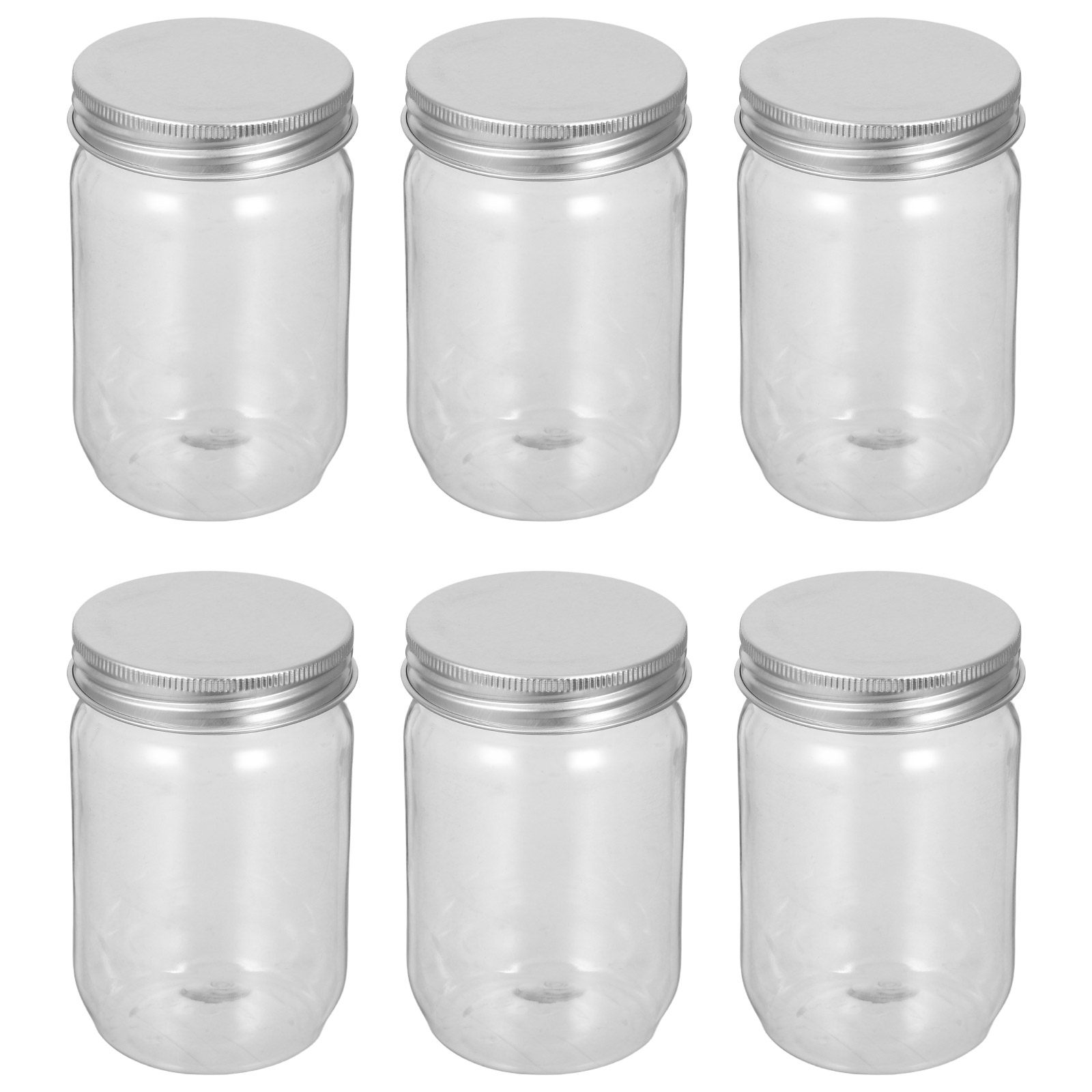 6Pcs 투명 플라스틱 메이슨 항아리(밀폐 뚜껑 포함) - Food Storage Lid 리뷰 및 가격