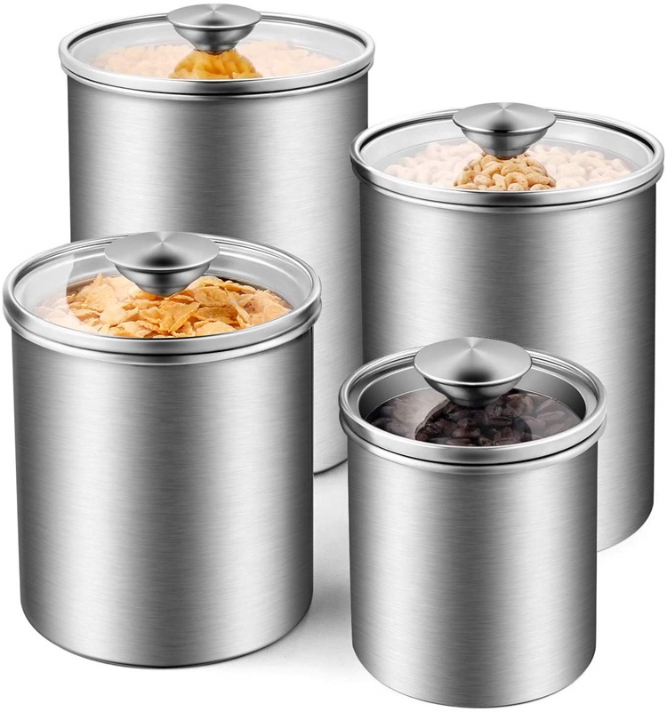 식품 보관 용기 차 커피 설탕 밀가루 밀폐형 주방 스테 - Food Storage Set Glass 리뷰 및 가격