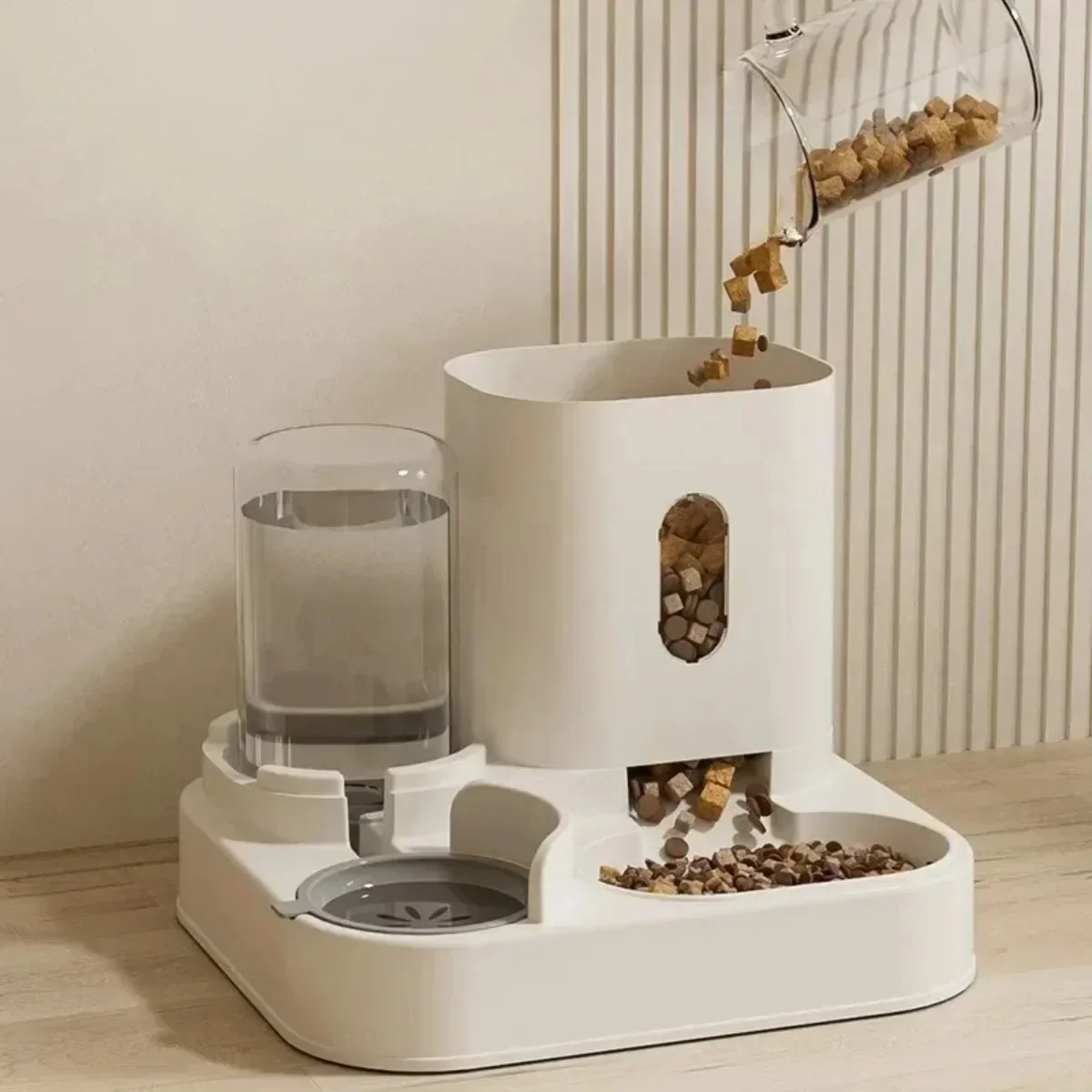 자동 급식기 개 고양이 사료 그릇 물 분수대 대용량 애 - Dog Food Storage Xl 리뷰 및 가격