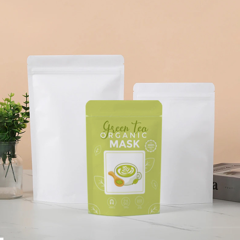 맞춤형 화이트 크라프트 종이 지퍼백 포장 가방 DIY  - Food Storage Plant 리뷰 및 가격