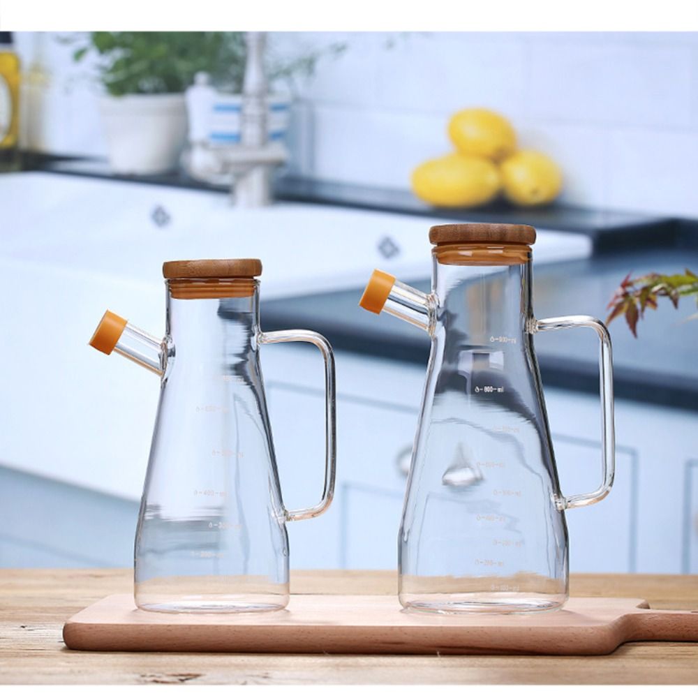 내구성 있는 식품 등급 오일 디스펜서 병 누수 방지 9 - Food Storage Glass Containers Large 리뷰 및 가격