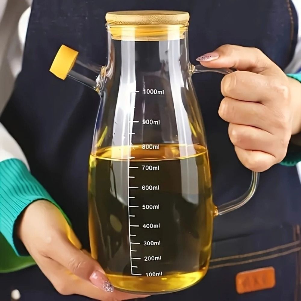내구성 있는 식품 등급 오일 디스펜서 병 누수 방지 9 - Food Storage Glass Containers Large 리뷰 및 가격