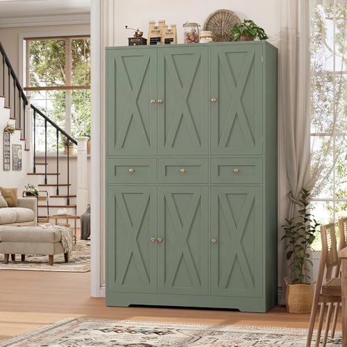 67인치 농가식 주방 팬트리 수납장(서랍 3개 포함), - Food Storage Without Pantry 리뷰 및 가격